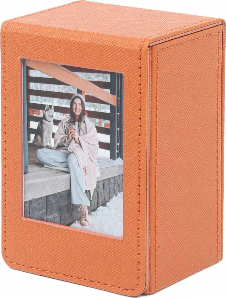 Nuotraukų rėmelis LoveInstant Frame Case Case Box Dėžutė 100x Nuotraukoms Fuji Instax Mini 12 11 40 9 8 7 Evo Link Liplay / Brown