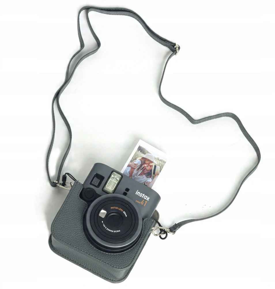 Dėklas LoveInstant Futerał Dėklas Dėklas Do Fuji Fujifilm Instax Mini 41+ Album Na 96 Zdjęć / Pilka
