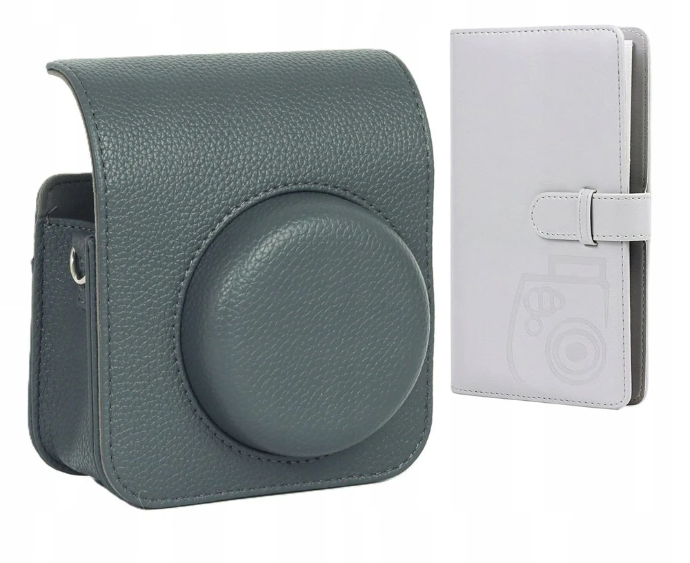 Dėklas LoveInstant Futerał Dėklas Dėklas Do Fuji Fujifilm Instax Mini 41+ Album Na 96 Zdjęć / Pilka