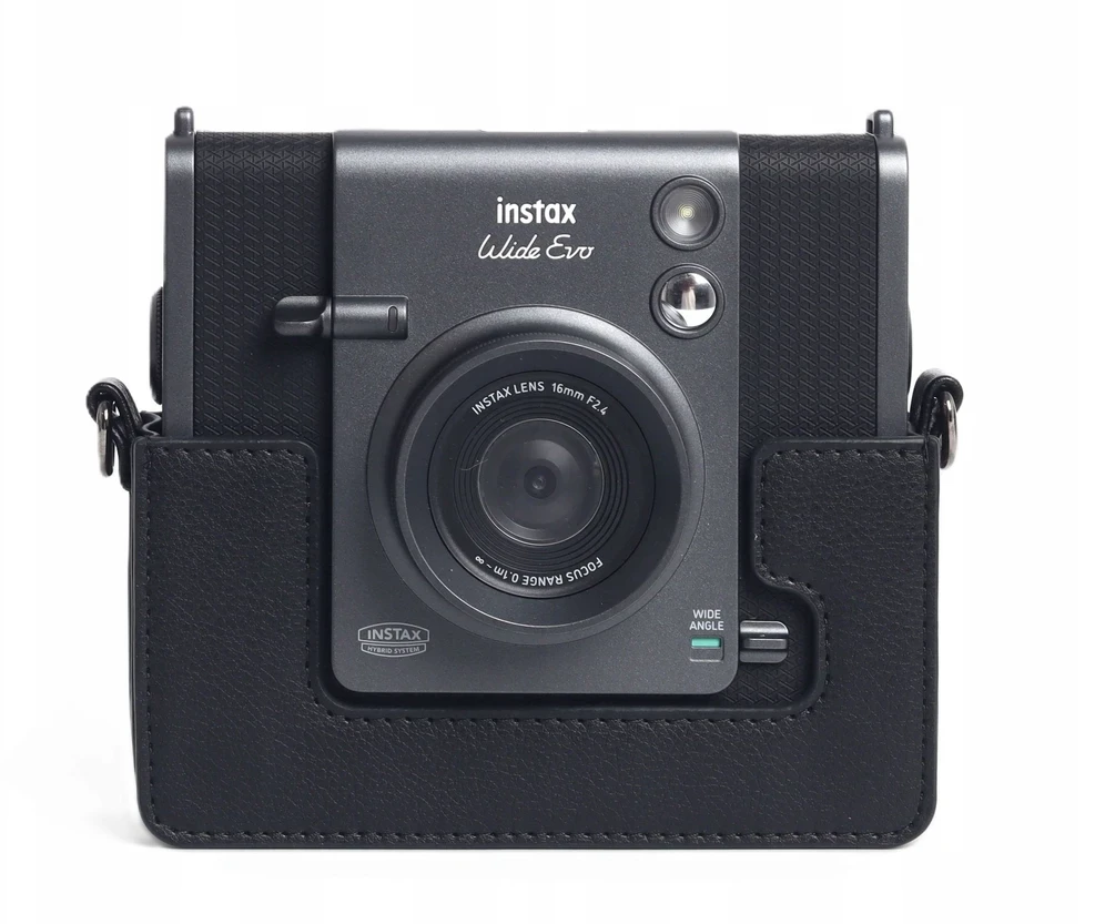 LoveInstant dėklas Futerał Dėklas Dėklas Case dėklas apsauginis dangtelis Fuji Fujifilm Instax Wide Evo / Juodas