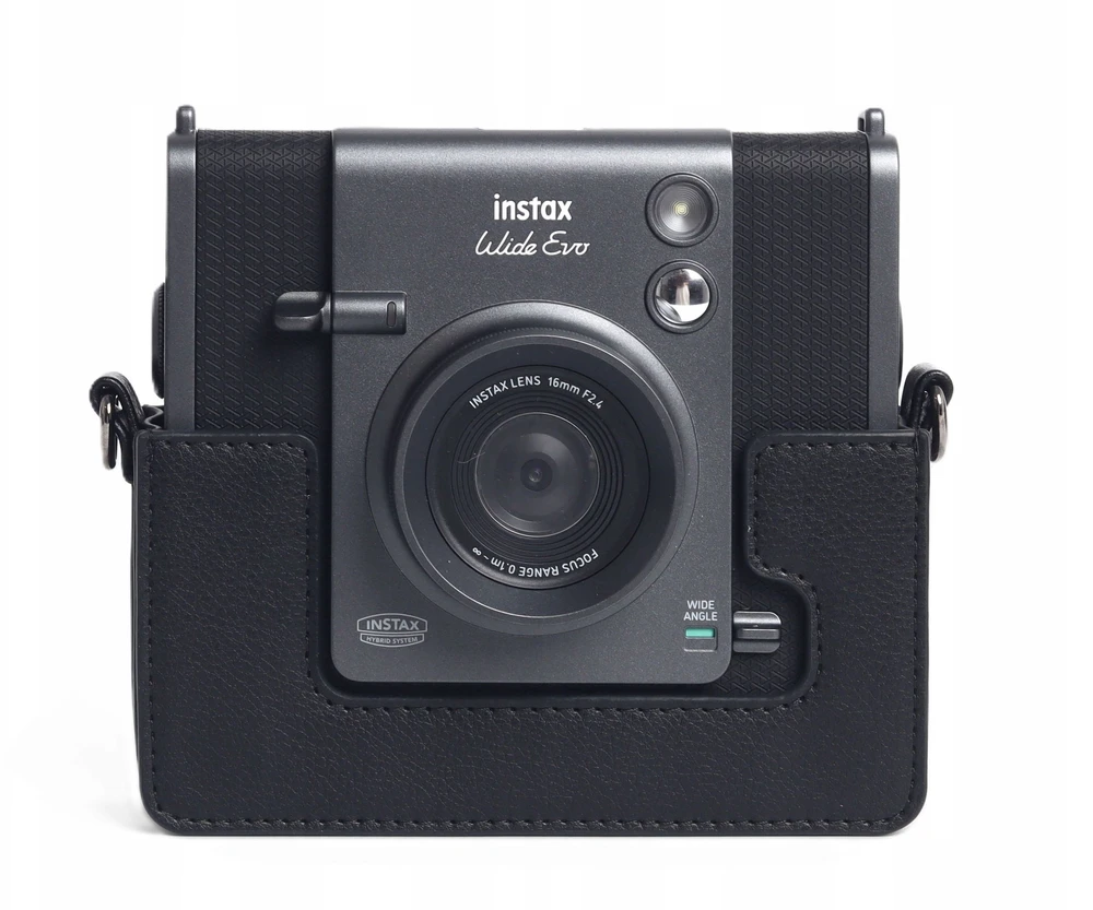 Dėklas LoveInstant Futerał Dėklas Dėklas Case Osłona Do Fuji Fujifilm Instax Wide Evo / Juodas