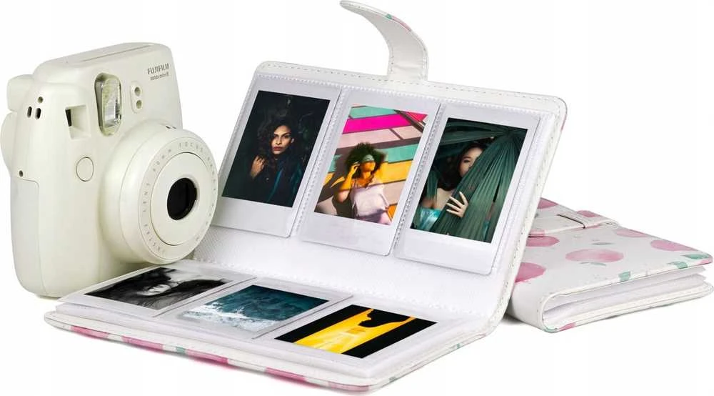 Loveinstant Fuji Instax Mini nuotraukų albumas 7 8 9 11 / 96 Nuotraukos - Rožinė