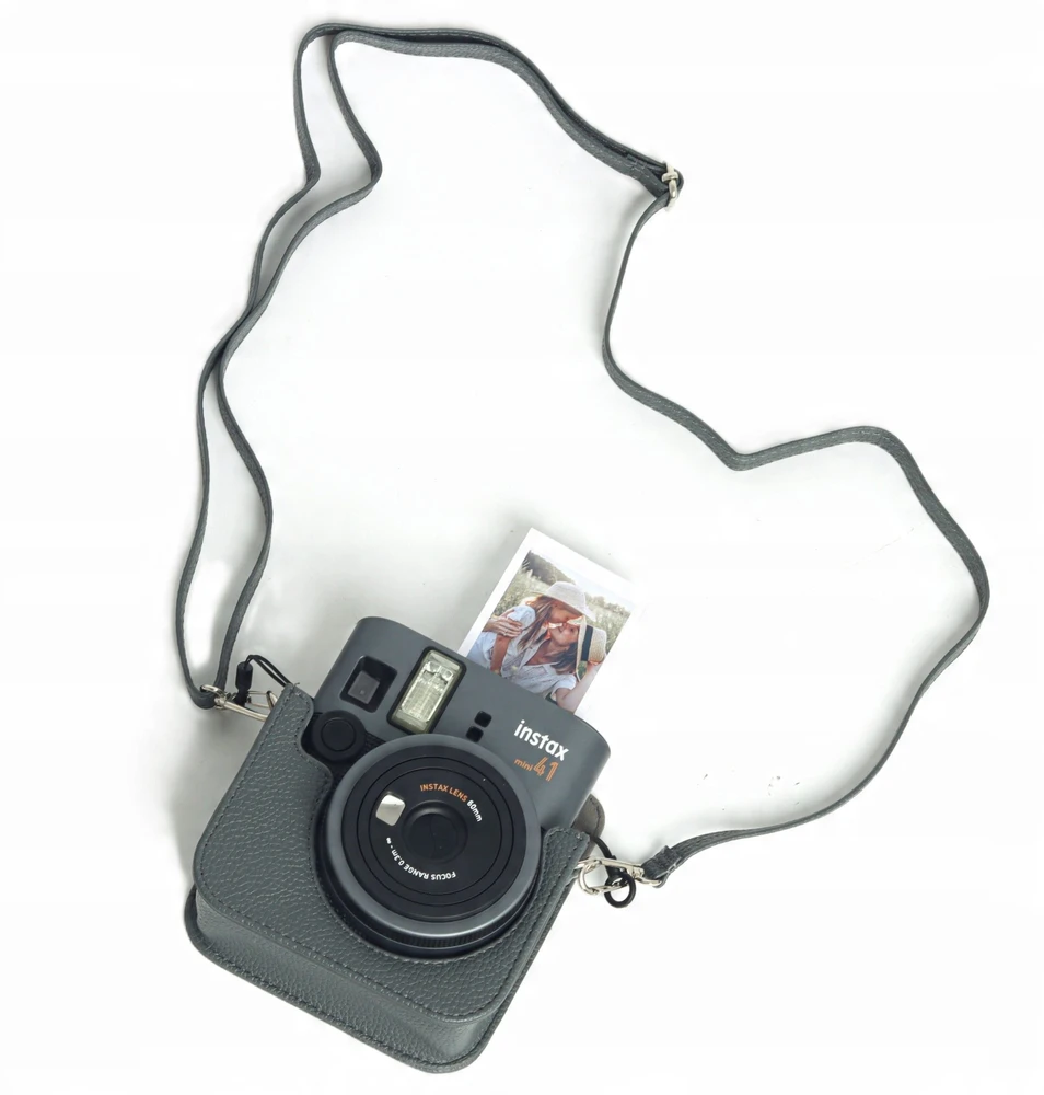 Dėklas LoveInstant Futerał Dėklas Dėklas Case Na Aparat Do Aparatu Fujifilm Instax Mini 41 / Juodas