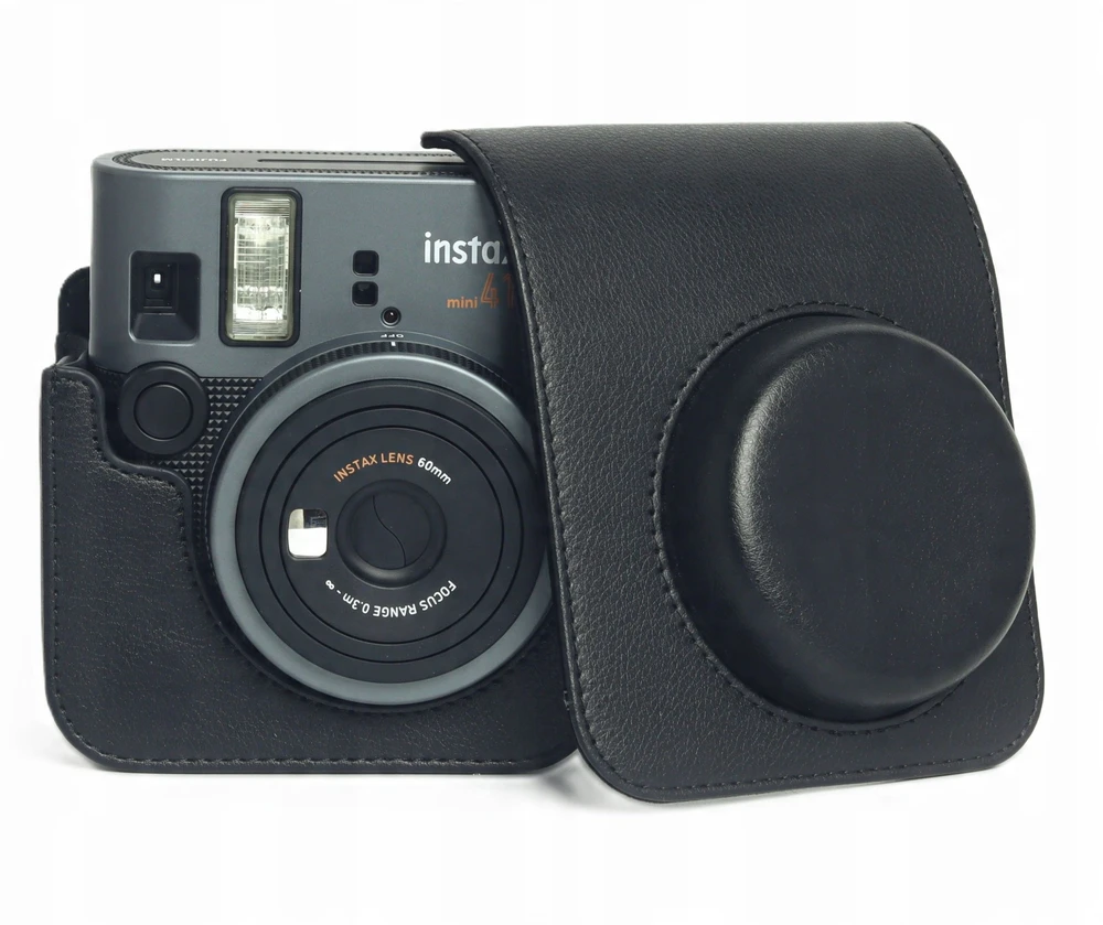 Dėklas LoveInstant Futerał Dėklas Dėklas Case Na Aparat Do Aparatu Fujifilm Instax Mini 41 / Juodas