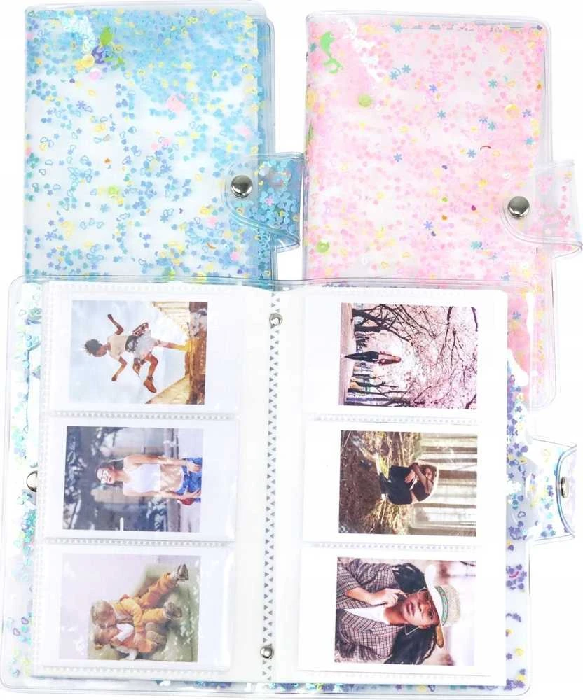 LoveInstant nuotraukų albumas, skirtas Fujifilm Instax Mini 7 8 9 11 / Mėlyna Sequins