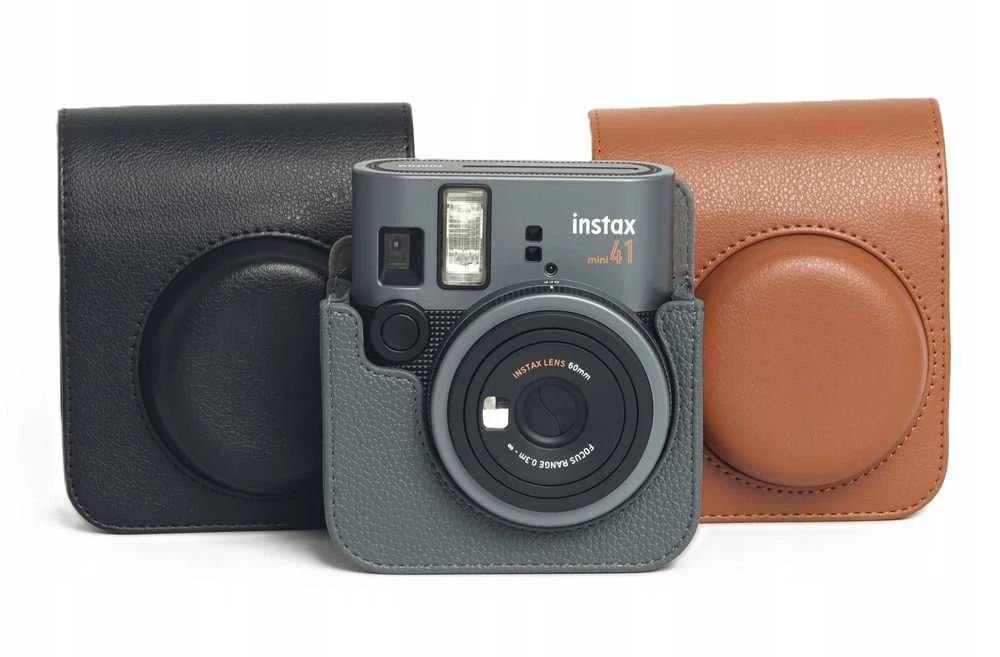 Dėklas LoveInstant Futerał Dėklas Dėklas Case Na Aparat Do Aparatu Fujifilm Instax Mini 41 / Ruda