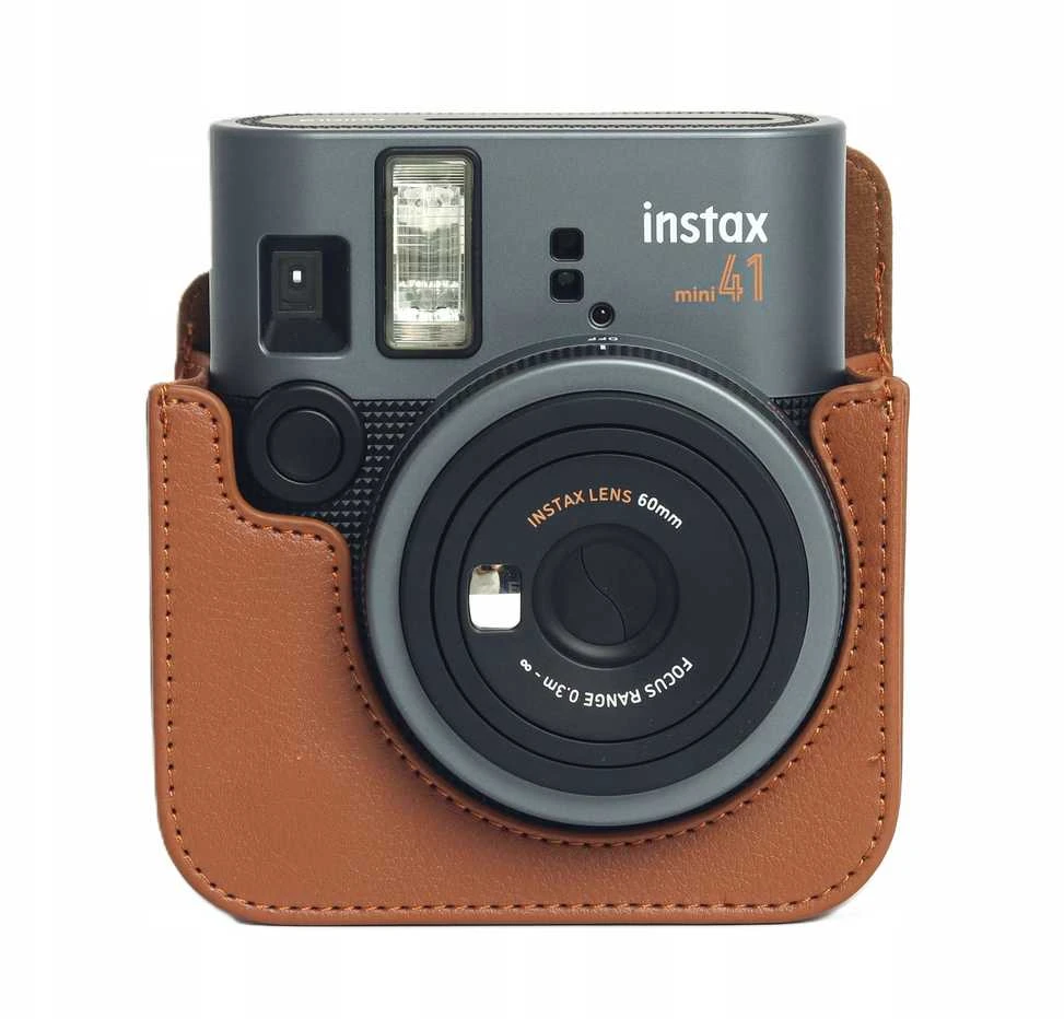 Dėklas LoveInstant Futerał Dėklas Dėklas Case Na Aparat Do Aparatu Fujifilm Instax Mini 41 / Ruda