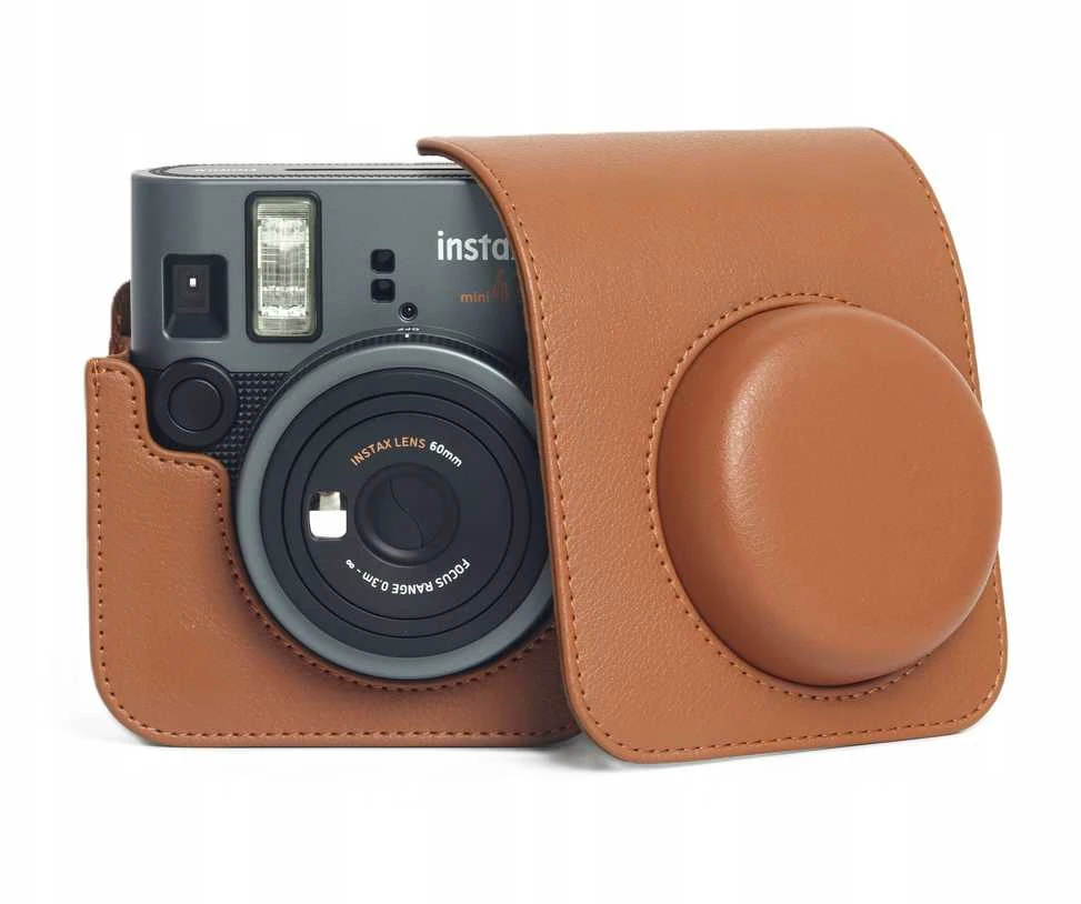 Dėklas LoveInstant Futerał Dėklas Dėklas Case Na Aparat Do Aparatu Fujifilm Instax Mini 41 / Ruda