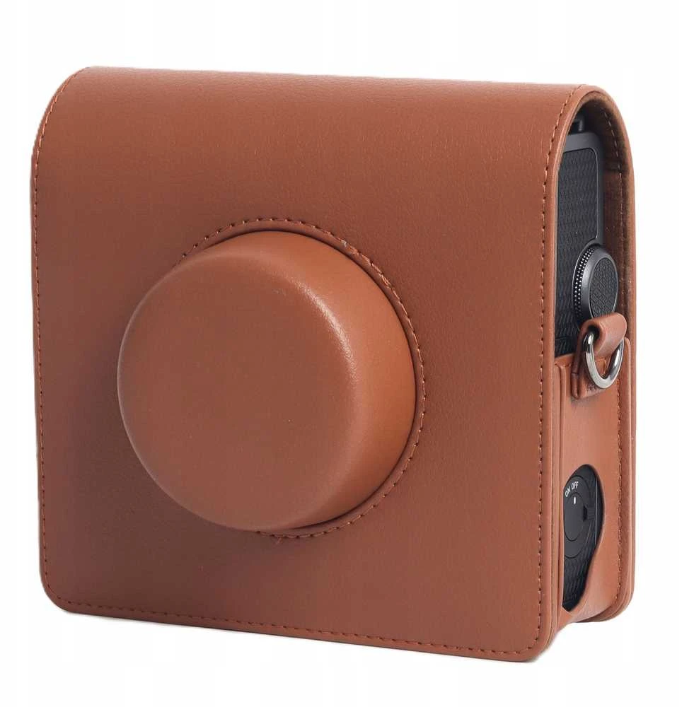 Dėklas LoveInstant Futerał Dėklas Dėklas Case Osłona Do Fuji Fujifilm Instax Wide Evo / Ruda
