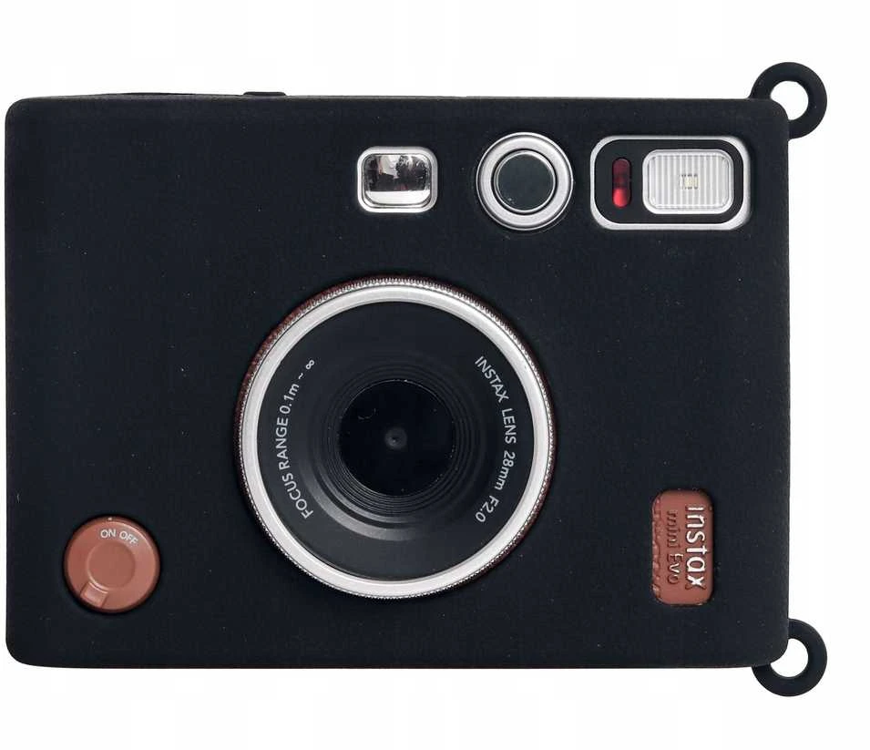 Dėklas LoveInstant Futerał Dėklas Dėklas Case Silikon do Fuji FujiFilm INSTAX Mini EVO / Juodas