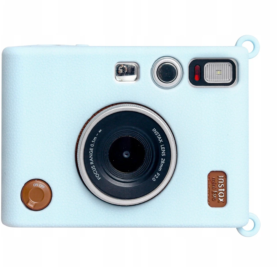 Dėklas LoveInstant Futerał Dėklas Dėklas Case Silikon Fuji Fujifilm Instax Mini Evo / Mėlyna