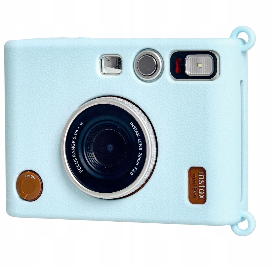 Dėklas LoveInstant Futerał Dėklas Dėklas Case Silikon Fuji Fujifilm Instax Mini Evo / Mėlyna