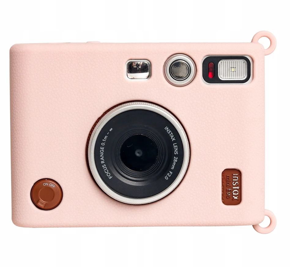 Dėklas LoveInstant Futerał Dėklas Dėklas Case Silikon Fuji Fujifilm Instax Mini Evo / Rožinė