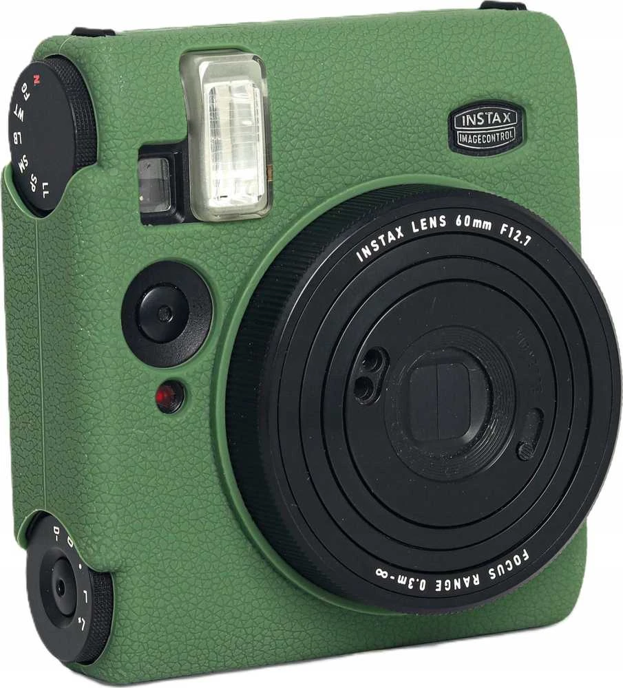 Dėklas LoveInstant Futerał Dėklas Dėklas Case Silikon Do Fuji Fujifilm Instax Mini 99 Žalias