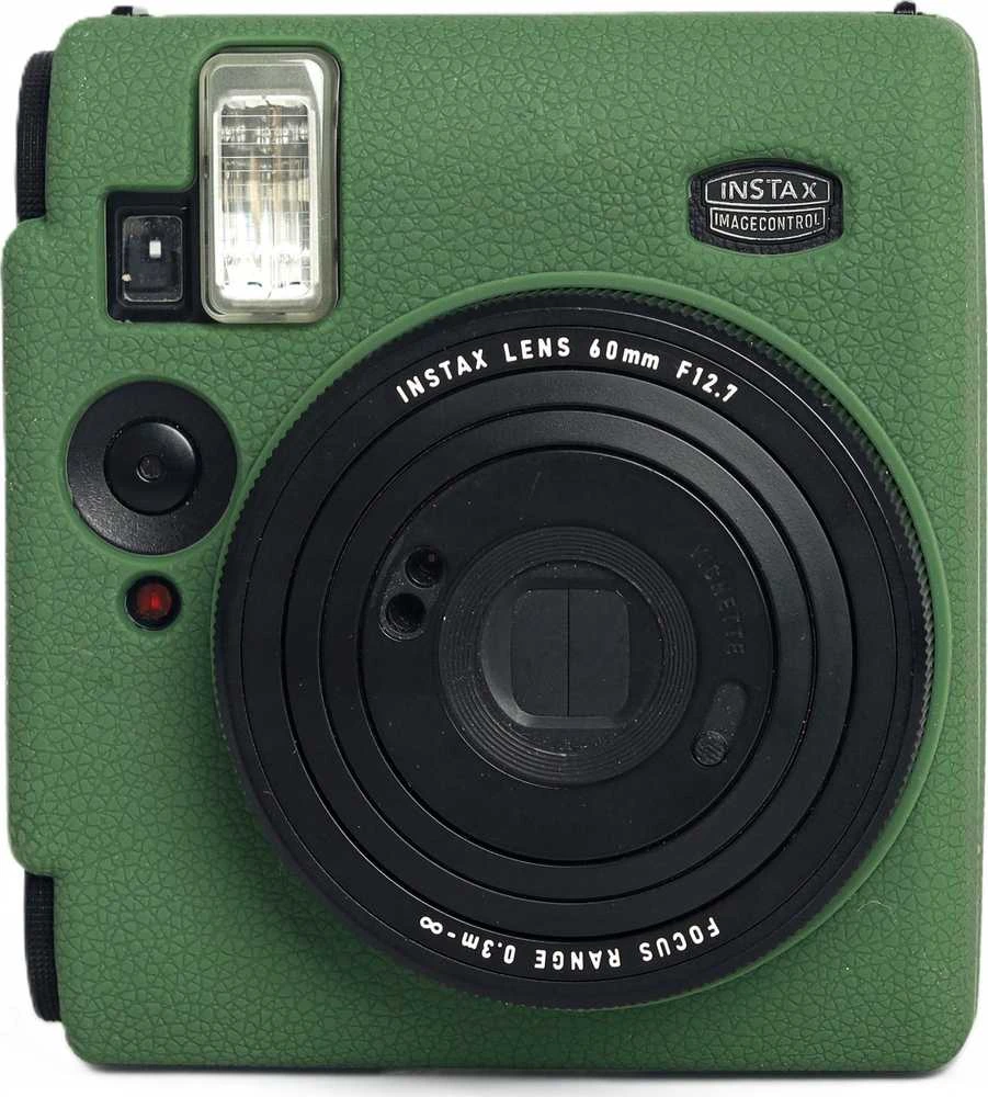 Dėklas LoveInstant Futerał Dėklas Dėklas Case Silikon Do Fuji Fujifilm Instax Mini 99 Žalias