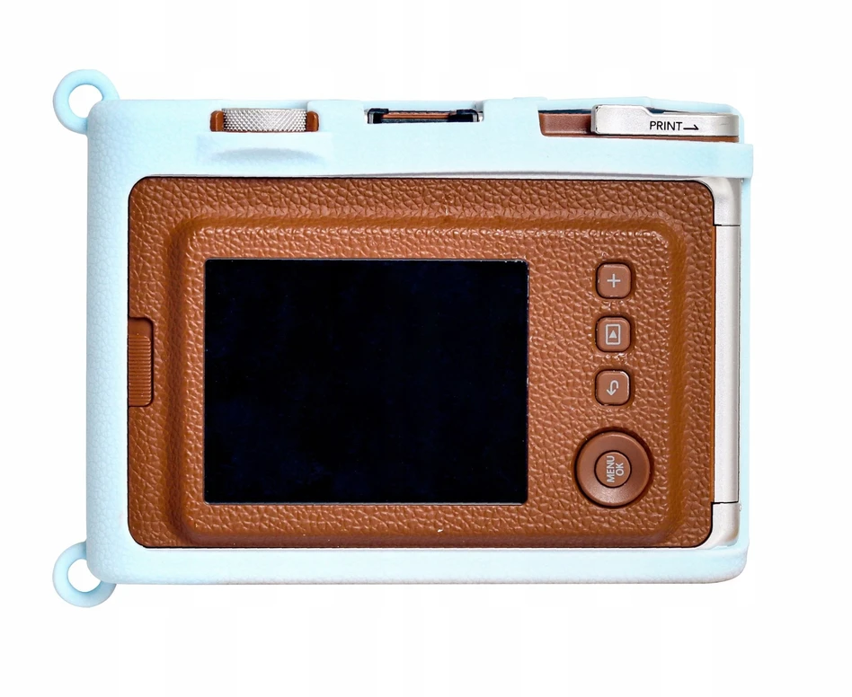 Dėklas LoveInstant Futerał Dėklas Dėklas Case Silikon Fuji Fujifilm Instax Mini Evo / Mėlyna