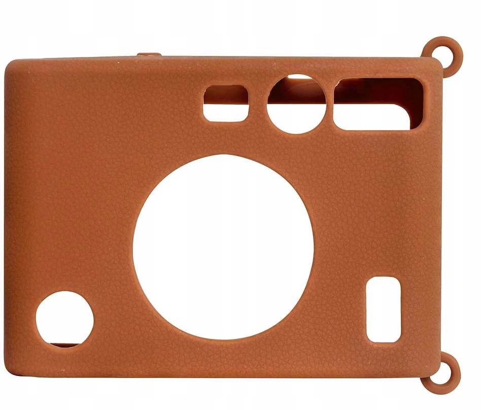 Dėklas LoveInstant Futerał Dėklas Dėklas Case Silikon Fuji Fujifilm Instax Mini Evo / Ruda