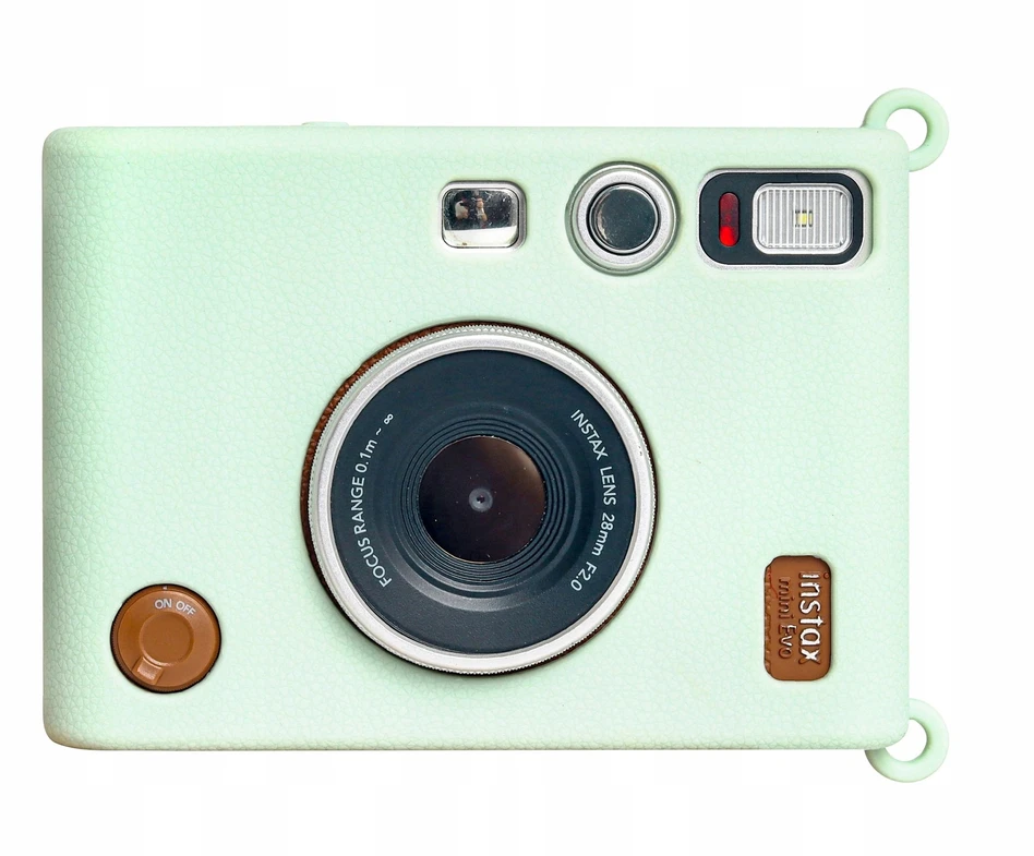 Dėklas LoveInstant Futerał Dėklas Dėklas Case Silikon Fuji Fujifilm Instax Mini Evo / Žalias