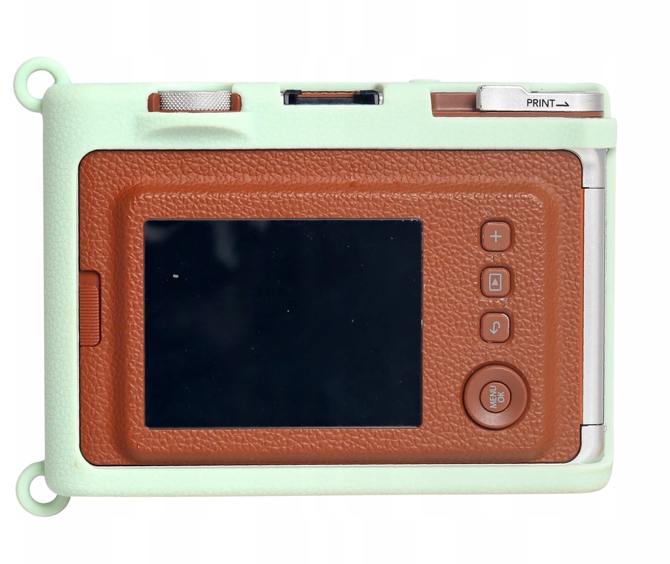 Dėklas LoveInstant Futerał Dėklas Dėklas Case Silikon Fuji Fujifilm Instax Mini Evo / Žalias