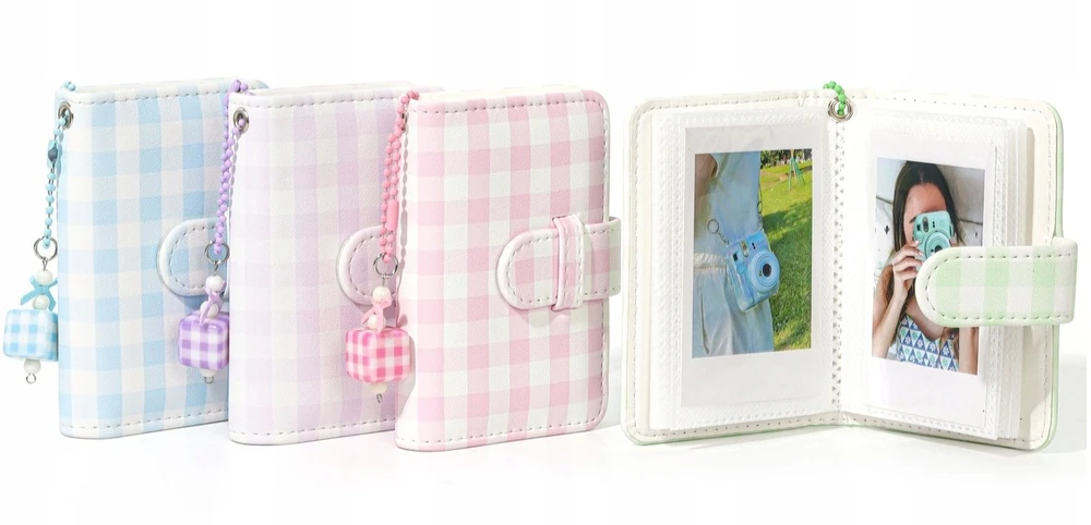 LoveInstant Kišeninis albumas 28 nuotraukoms Instax Mini 12 40 11 99 41 Evo Liplay Zink / Kvadratinis / Rožinis