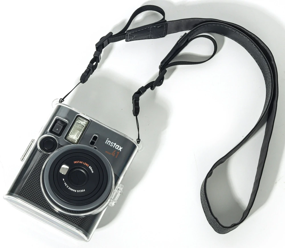 LoveInstant Dėklas Fuji Fujifilm Instax Mini 41 – kietas dėklas, futeralas, etui, apvalkalas / permatomas
