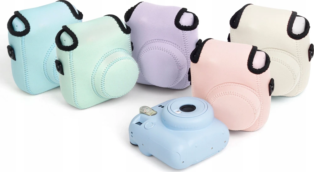 „LoveInstant“ minkštas neopreno dėklas, skirtas „Fujifilm Fuji Instax Mini 12“ – violetinis
