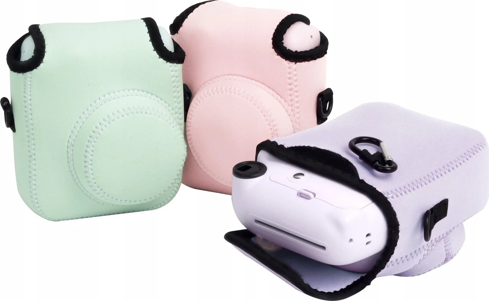 „LoveInstant“ minkštas neopreno dėklas, skirtas „Fujifilm Fuji Instax Mini 12“ – violetinis