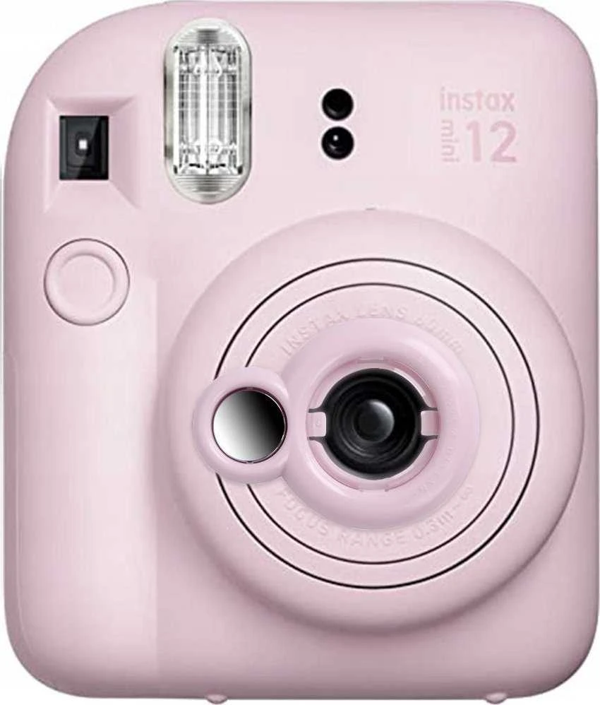 LoveInstant Lusterko Nasadka Do Fuji Fujifilm Instax Mini 12 / Rožinė