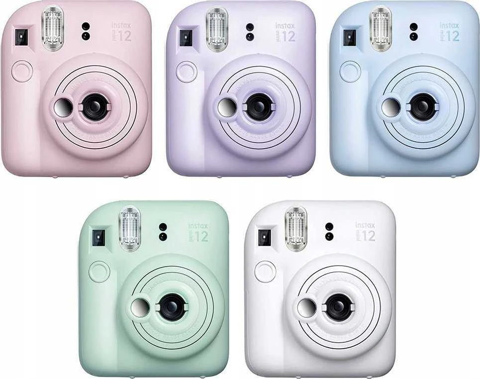 „LoveInstant“ veidrodinis dangtelis „Fuji Fujifilm Instax Mini 12“ / „Baltas“ fotoaparatui