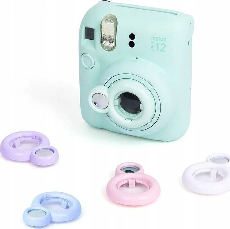 „LoveInstant“ veidrodinis dangtelis „Fuji Fujifilm Instax Mini 12“ / „Baltas“ fotoaparatui