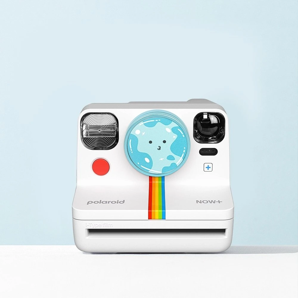 LoveInstant Dekoratyvinis lipdukas 3 m fotoaparato dangteliui Polaroid Now Now+ / Mėlyna dėmė