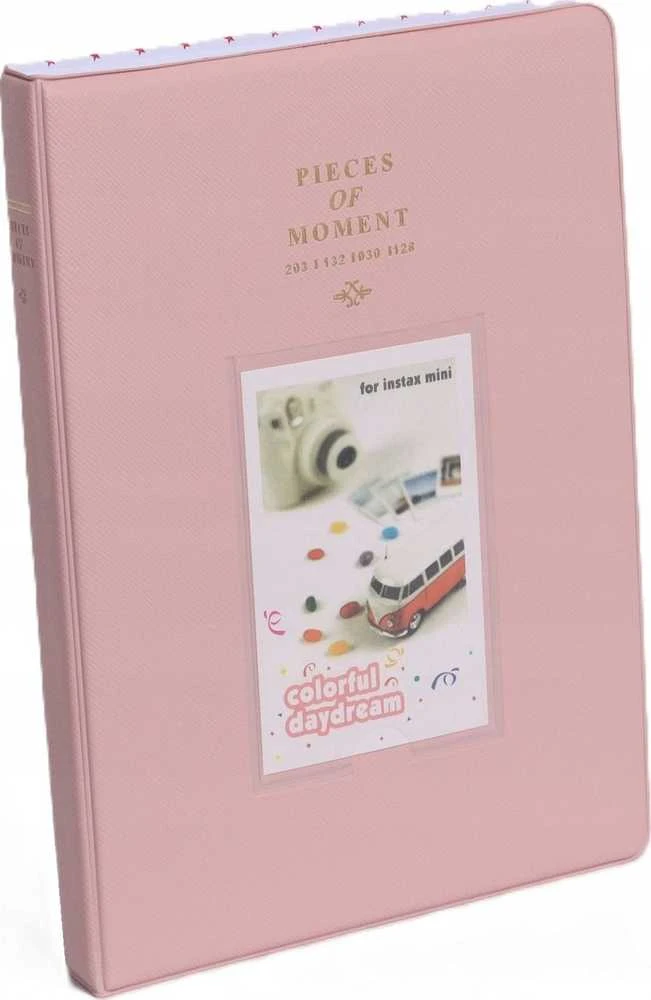 LoveInstant Album Na Zdjęcia 128 Do Fujifilm Instax Mini 9 12 40 11 9 8 Evo Liplay Link / Rožinė