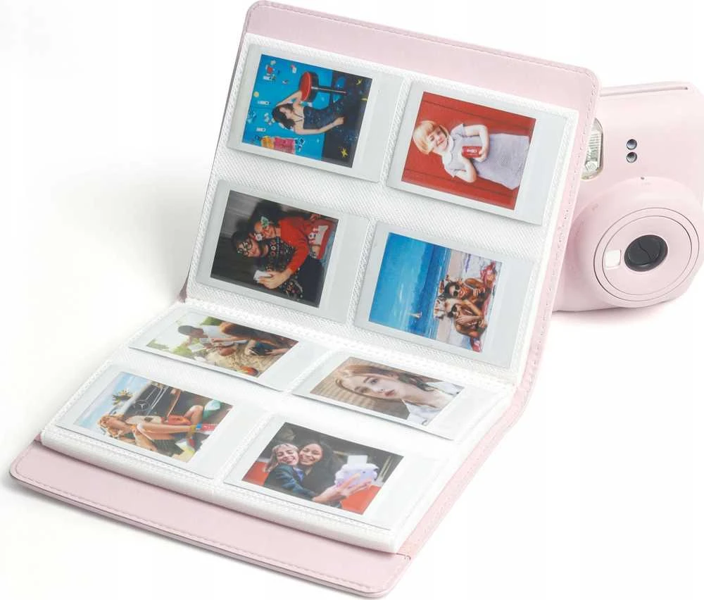 LoveInstant nuotraukų albumas 288 vnt. skirtas Fuji Instax Canon Xiaomi Polaroid HP Kodak ZINK / Langas ant dangtelio / baltas