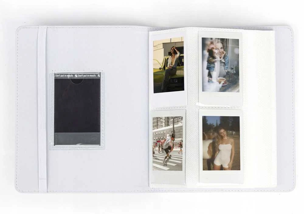 LoveInstant nuotraukų albumas 288 vnt. skirtas Fuji Instax Canon Xiaomi Polaroid HP Kodak ZINK / Langas ant dangtelio / žalias