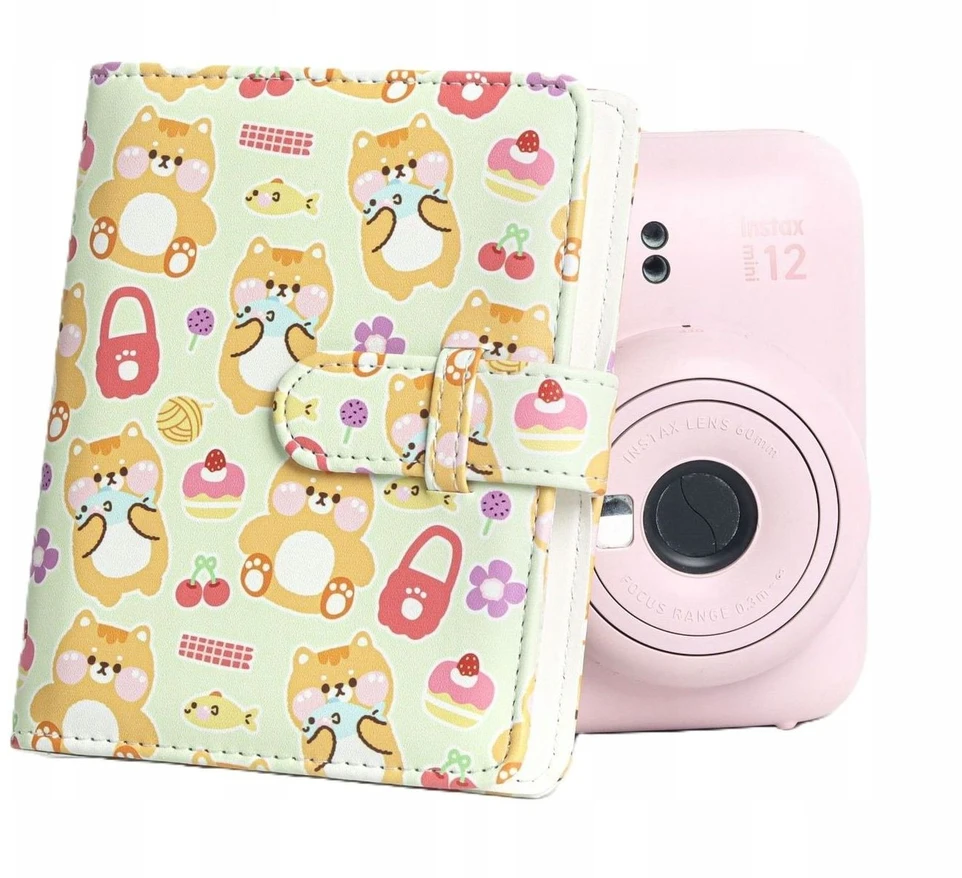 LoveInstant Fotoalbumas 64x skirtas Fujifilm Instax Mini 99 41 12 40 11 Evo Liplay Link / Meškiukai - Piknikas