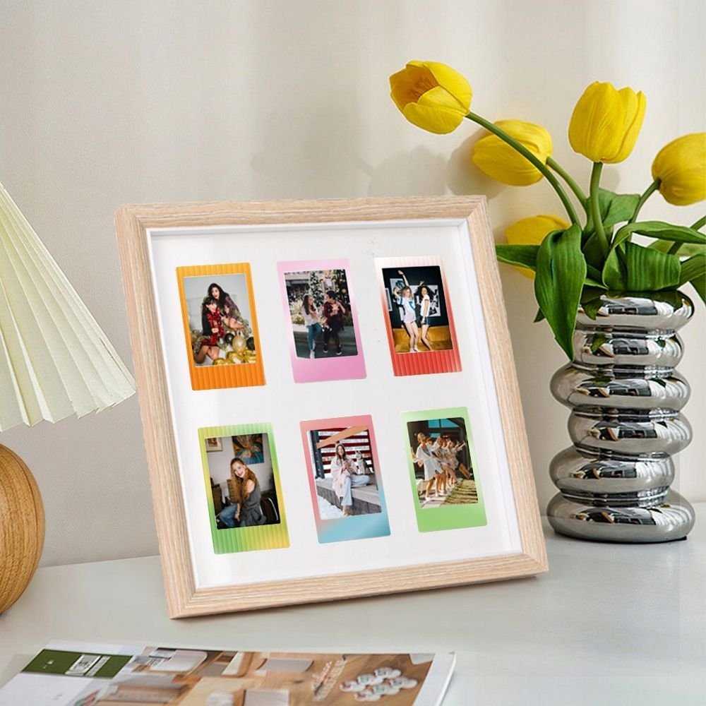 LoveInstant Rinkinys 10x Naklejki Ramki Do Fuji Instax Mini 99 12 11 40 Evo Liplay Link / Gradient