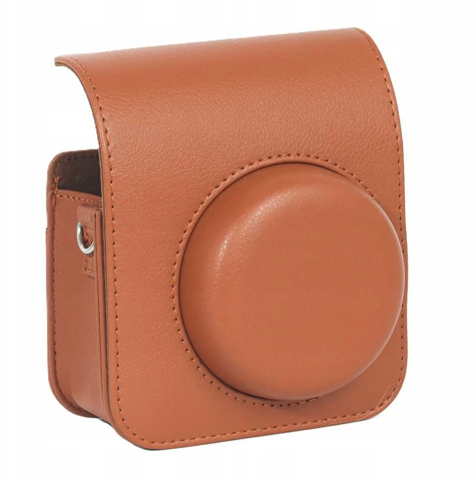 Dėklas LoveInstant Rinkinys 4w1 Futerał Album Dėklas BOX Naklejki Zdjęcia do Fuji Instax Mini 41 / Ruda