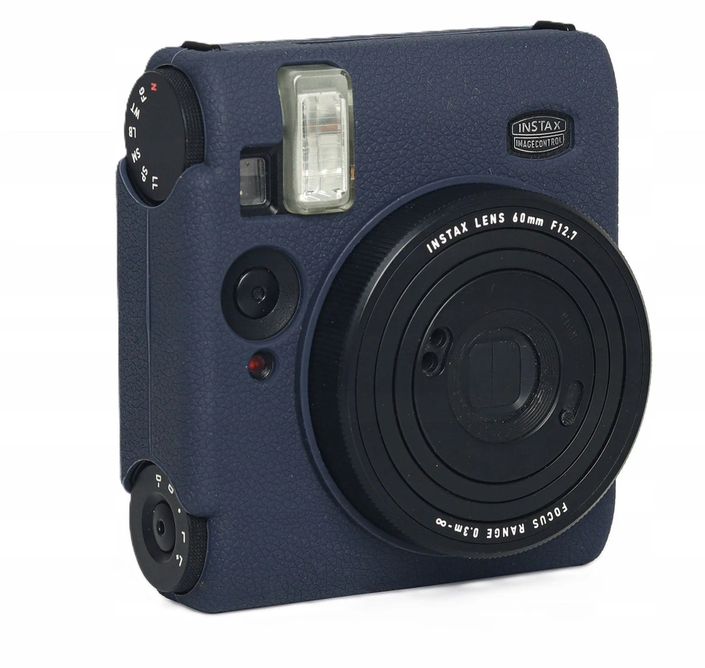 Dėklas LoveInstant Futerał Dėklas Dėklas Case Silikon Fuji Fujifilm Instax Mini 99 Granatowy