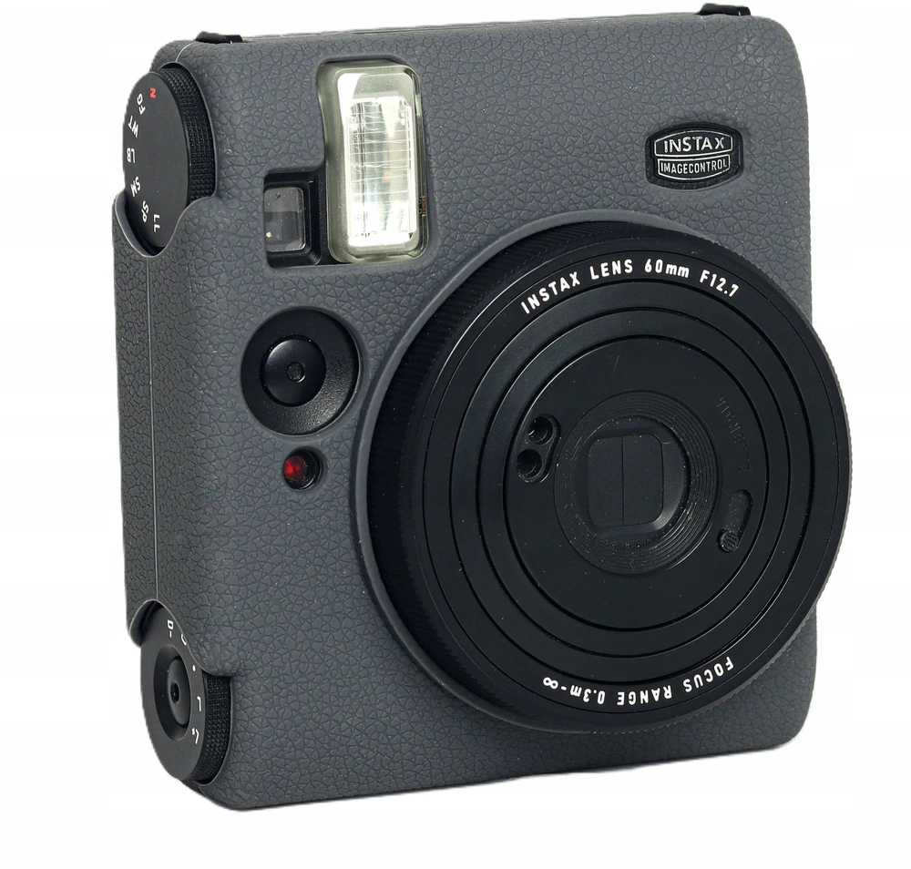 Dėklas LoveInstant Futerał Dėklas Dėklas Case Silikon Do Fuji Fujifilm Instax Mini 99 Pilka