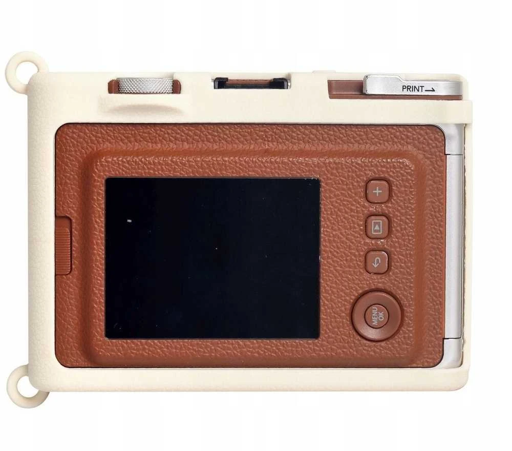Dėklas LoveInstant Futerał Dėklas Dėklas Case Silikon Do Fuji Fujifilm Instax Mini Evo / Baltas