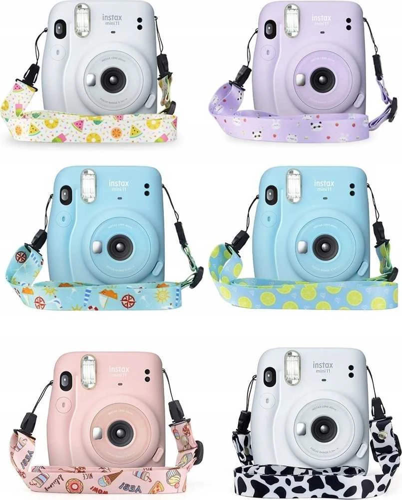 LoveInstant Universalios kaklo juostos Fujifilm Instax mini 11 8 9 70 90 / Sea