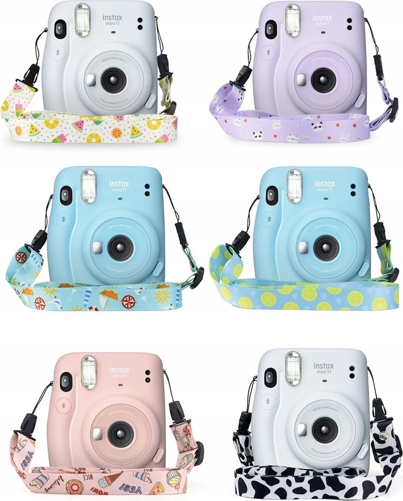 LoveInstant universalus kaklo dirželis Fujifilm fotoaparatui Fuji Instax Mini 11 8 9 70 90 / Fudge