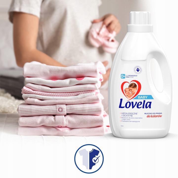Lovela Baby hipoalerginis skalbiklis spalvotiems kūdikių ir vaikų drabužiams, 4.5 l