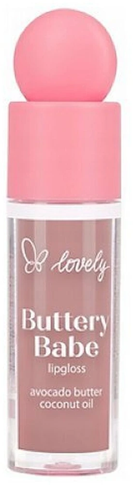 Lovely „Buttery Babe“ aromatinis lūpų blizgis 02 5g