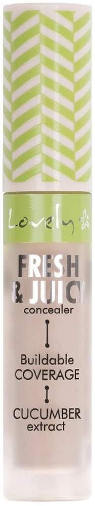 Lovely Fresh & Juicy Maskuoklis šviečiantis veido korektorius su agurkų ekstraktu 4 4,8g