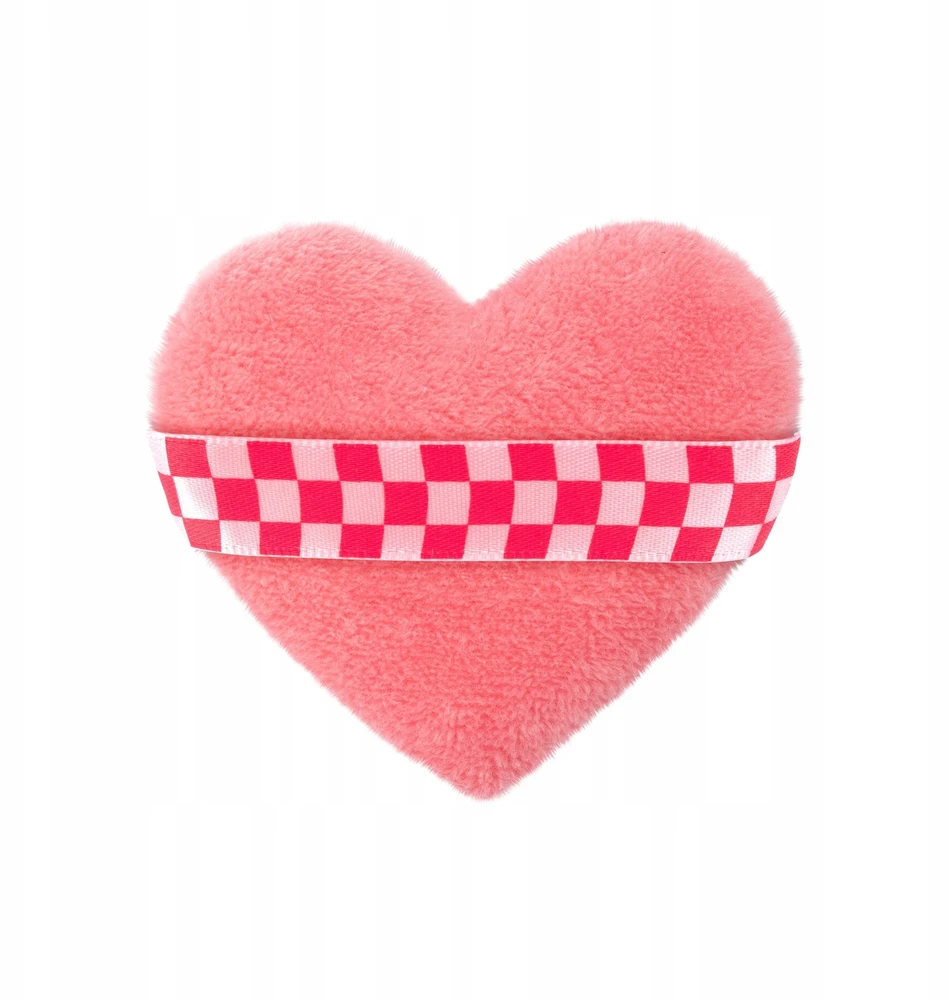 Lovely Žavinga pliušinė „Promise“ širdies formos pudros pudra