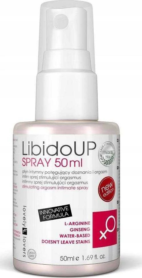 LOVELY LOVERS _ Libido Aukštyn purškimo intymus stiprinančius pojūčius ir orgazmą 50ml