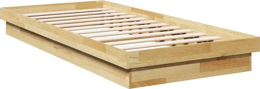 Lova lovos rėmas be čiužinio 75x190 cm ąžuolo masyvo