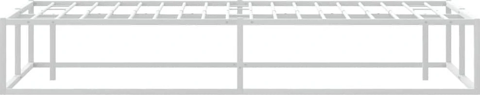 Lovos rėmas be čiužinio, baltas, 160x200cm, metalas