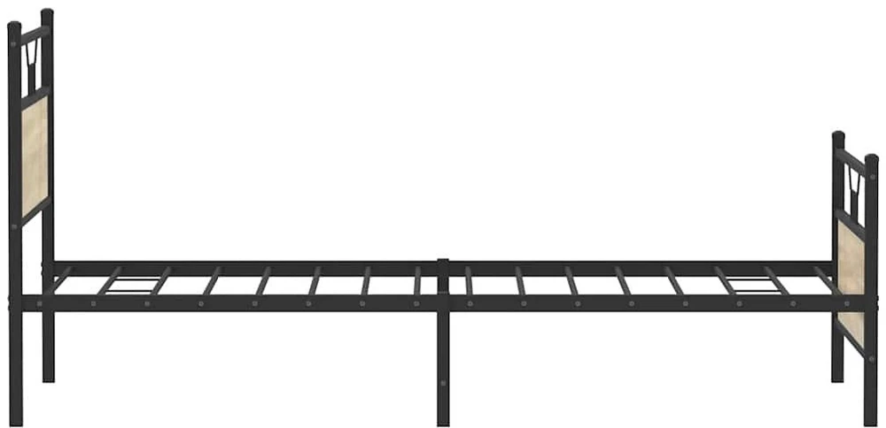 Lova Lovos rėmas be čiužinio, ąžuolo, 107x203 cm, apdirbta mediena